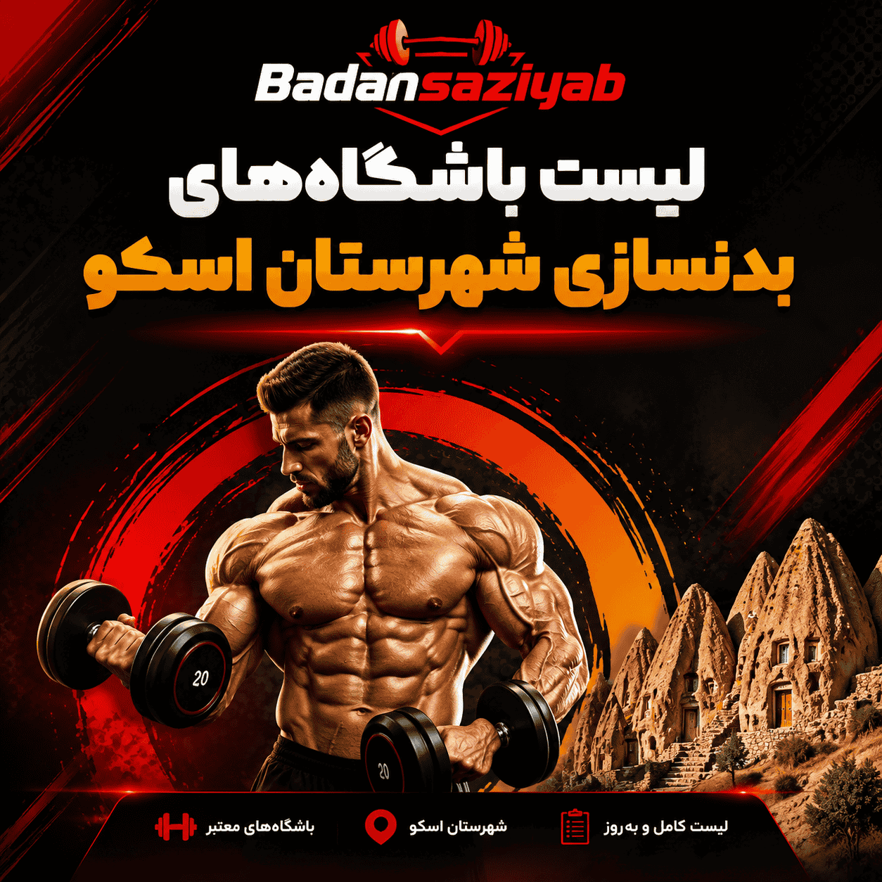 لیست باشگاه‌های بدنسازی در شهرستان اسکو، شهرک‌های صنعتی سهند 